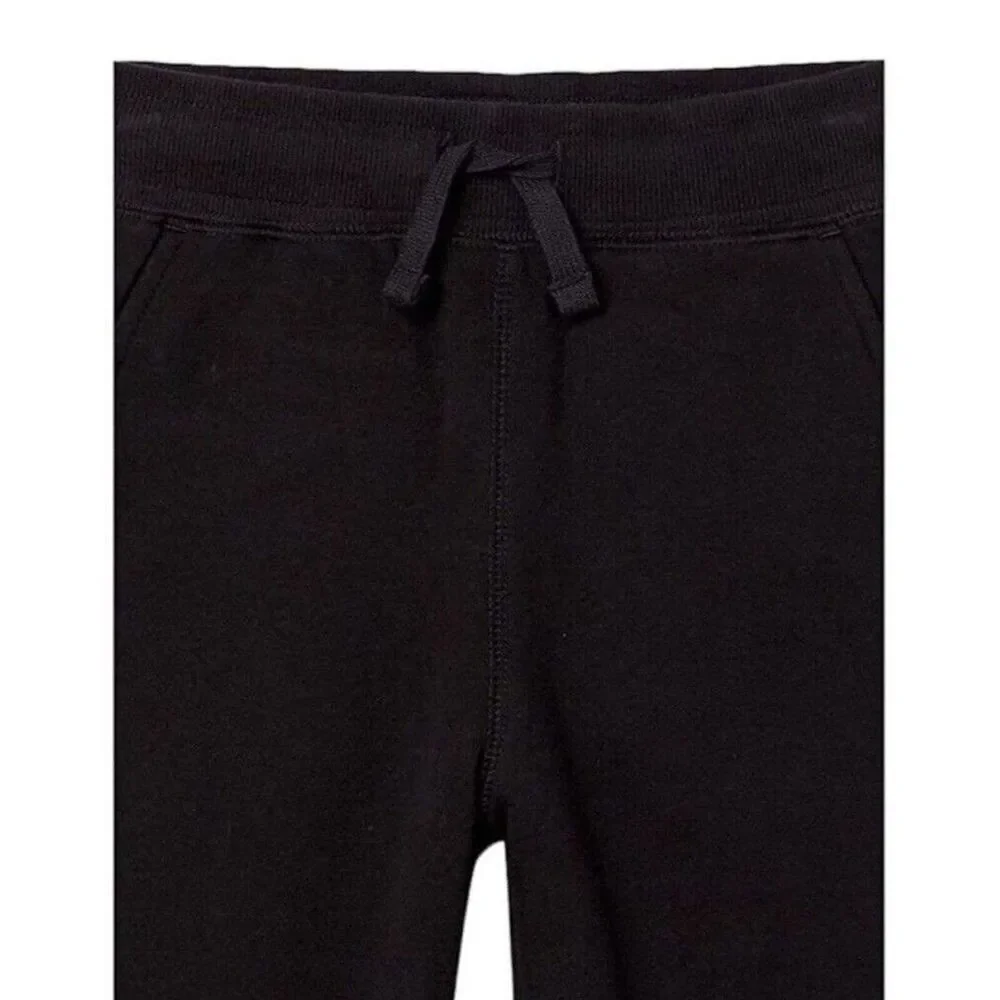 Fleece Jogger Pants Size M 8 Years Sweatpants Black NWT